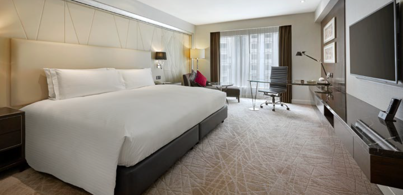 Guest room at InterContinental Kuala Lumpur